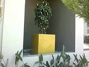 Antalya Manavgat Bölgesi Villa için Yapılmış Özel Üretim Saksı